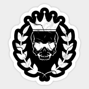 skull in the crown Sticker